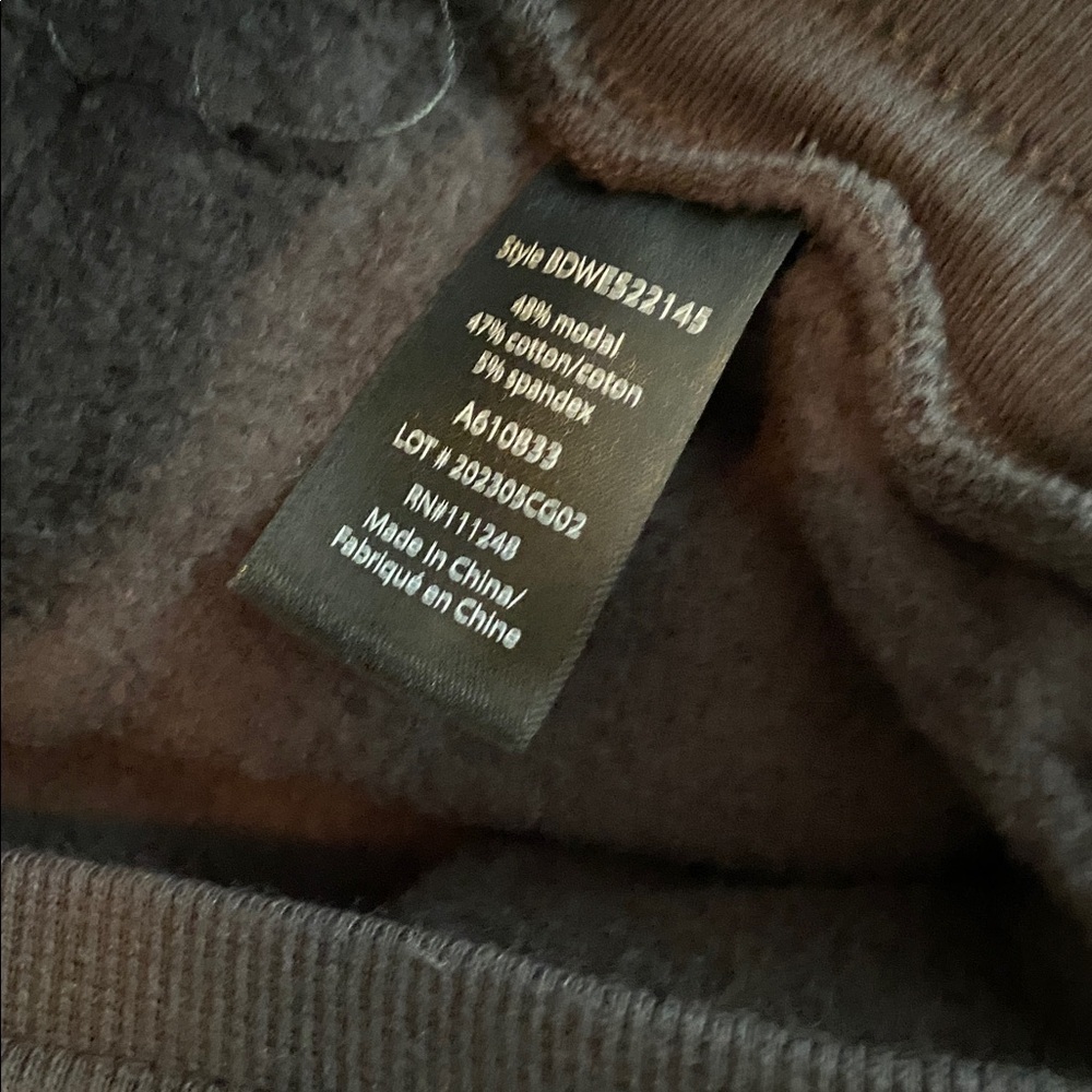 Barefoot Dreams 2 Piece Set CozyChic Lite V Neck Sweater Pant Jogger Dk Gray S - Picture 8 of 14